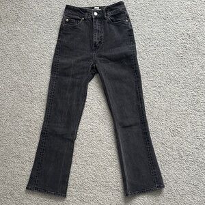 H&M Ankle Flare Jeans - Black 0